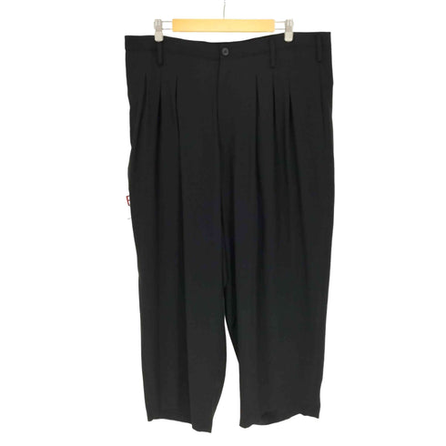 ヨウジヤマモトプールオム Yohji Yamamoto POUR HOMME 24SS TA TUXEDO 12 TUCKS PANTS タキシード 1タック ワイド スラックス パンツ メンズ JPN:3