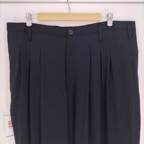 ヨウジヤマモトプールオム Yohji Yamamoto POUR HOMME 24SS TA TUXEDO 12 TUCKS PANTS タキシード 1タック ワイド スラックス パンツ メンズ JPN:3