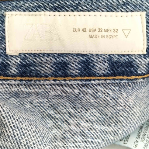 ザラ ZARA ベルテッドデニム メンズ US 32