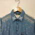デシグアル Desigual Laila Denim Cutaway Embroidery Shirt レディース import:XS