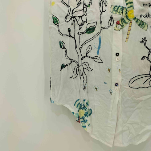 デシグアル Desigual 刺繍ノースリーブブラウス レディース import:S
