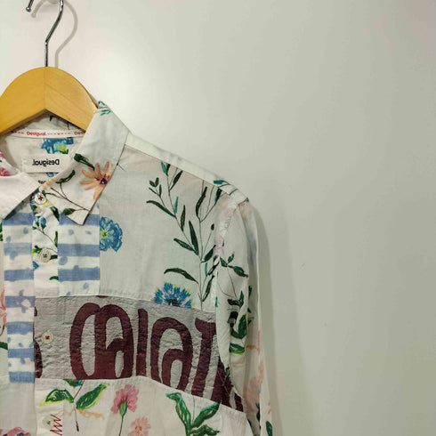 デシグアル Desigual MORGAN 総柄ロングスリーブシャツ メンズ import:S