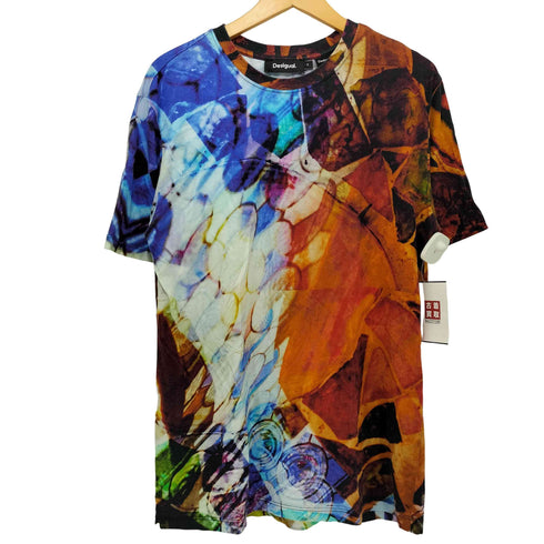 デシグアル Desigual フルグラフィックTシャツ レディース import:S
