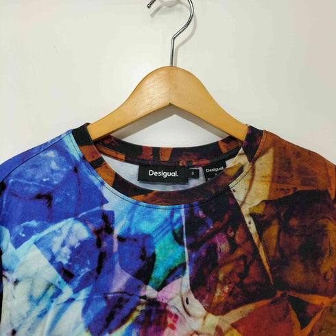 デシグアル Desigual フルグラフィックTシャツ レディース import:S