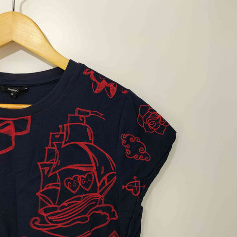 デシグアル Desigual MATINERO 半袖Tシャツ レディース import:M