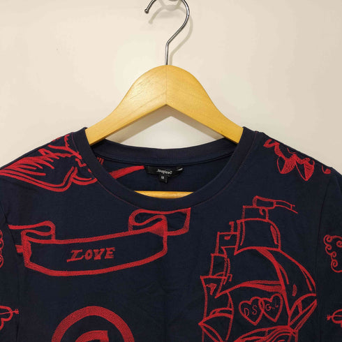 デシグアル Desigual MATINERO 半袖Tシャツ レディース import:M