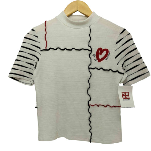 デシグアル Desigual パッチワーク ショート メリヤスTシャツ レディース import:M
