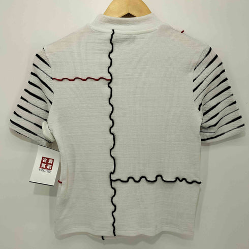 デシグアル Desigual パッチワーク ショート メリヤスTシャツ レディース import:M