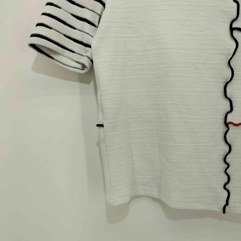 デシグアル Desigual パッチワーク ショート メリヤスTシャツ レディース import:M