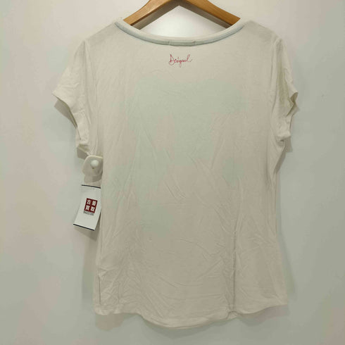 デシグアル Desigual Sonja Blanc Tシャツ レディース import:M