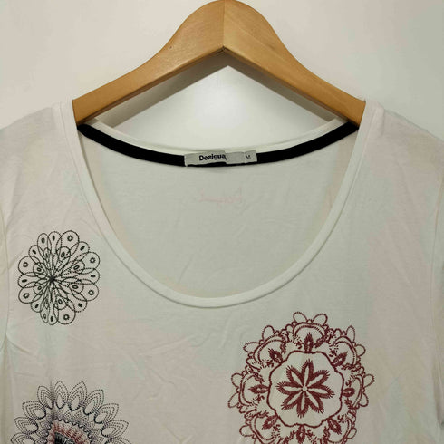 デシグアル Desigual Sonja Blanc Tシャツ レディース import:M