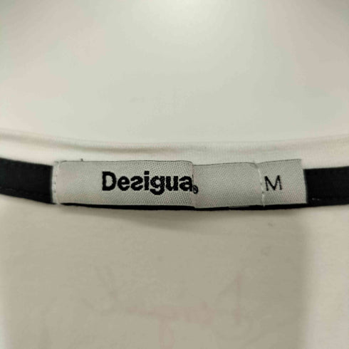 デシグアル Desigual Sonja Blanc Tシャツ レディース import:M