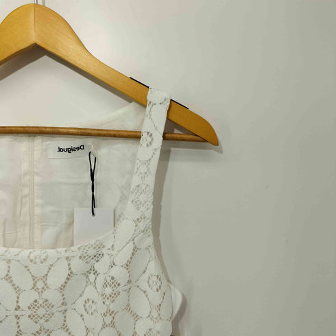 デシグアル Desigual イラスト レース ショートワンピース レディース import:XS