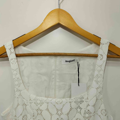 デシグアル Desigual イラスト レース ショートワンピース レディース import:XS