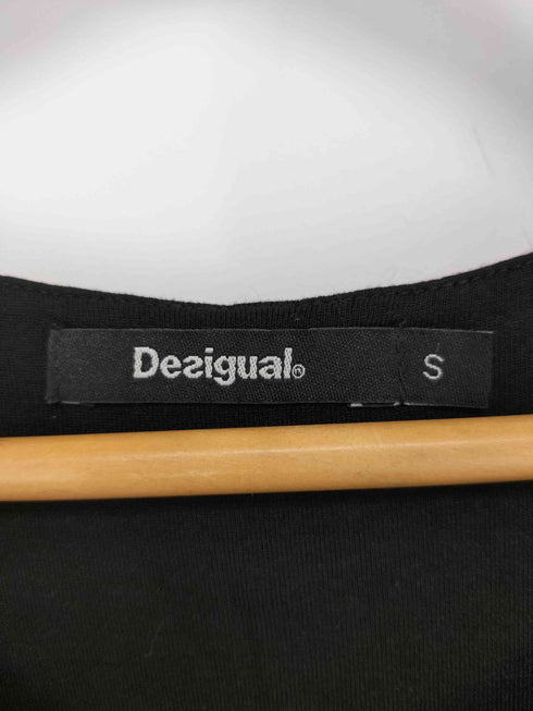 デシグアル Desigual ノースリーブ 切替ワンピース レディース import:S