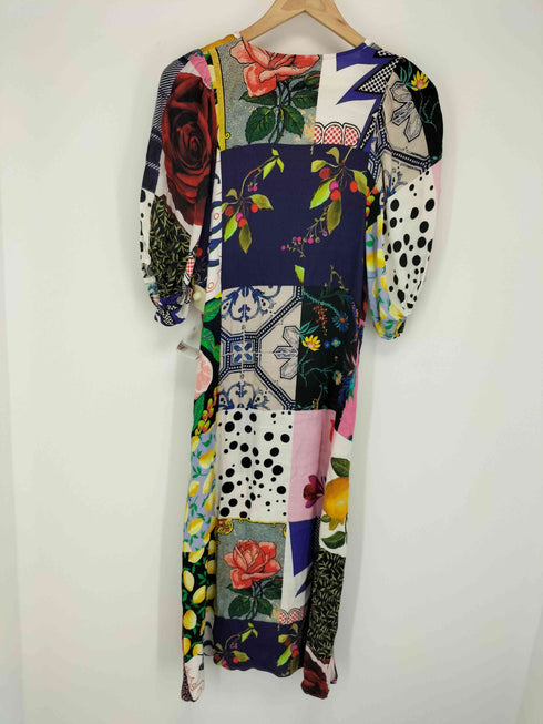 デシグアル Desigual パッチワーク ミディシャツワンピース レディース import:S