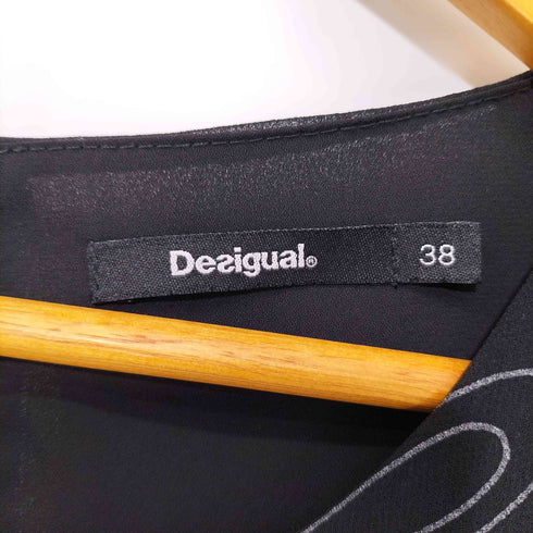 デシグアル Desigual スクープネックティアードワンピース レディース EUR:38