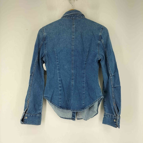 マウジー moussy WAIST FIT デニムシャツ レディース FREE