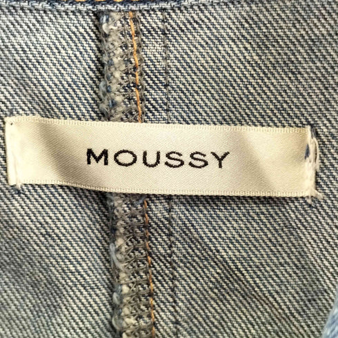 マウジー moussy WAIST FIT デニムシャツ レディース FREE