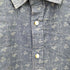バナナリパブリック BANANA REPUBLIC SS INDIGO レギュラーカラー 総柄 S/S シャツ メンズ import:M