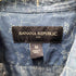 バナナリパブリック BANANA REPUBLIC SS INDIGO レギュラーカラー 総柄 S/S シャツ メンズ import:M