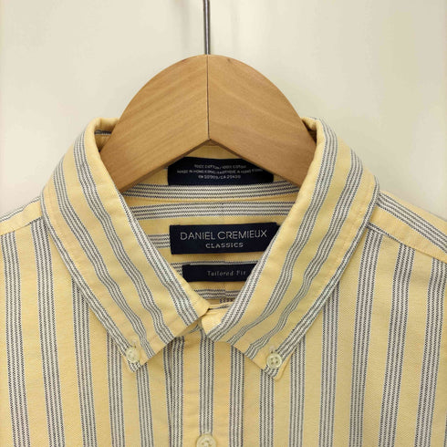 ダニエルクレミュ DANIEL CREMIEUX Tailored Fit ストライプ ボタンダウン L/S シャツ メンズ import:M