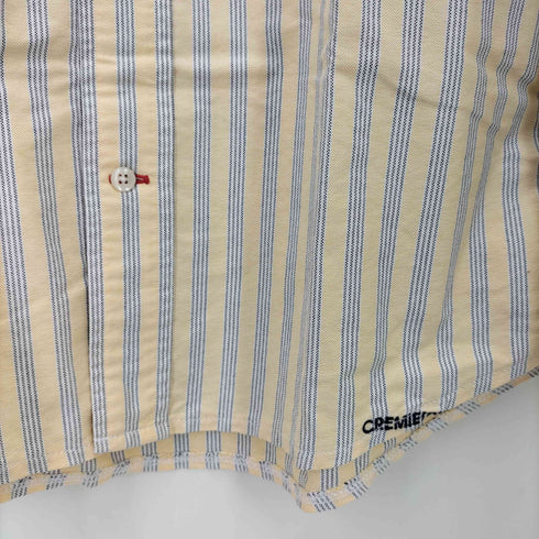 ダニエルクレミュ DANIEL CREMIEUX Tailored Fit ストライプ ボタンダウン L/S シャツ メンズ import:M