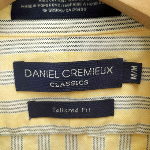 ダニエルクレミュ DANIEL CREMIEUX Tailored Fit ストライプ ボタンダウン L/S シャツ メンズ import:M