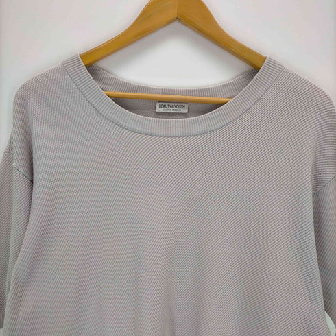 ビューティーアンドユースユナイテッドアローズ BEAUTY & YOUTH UNITED ARROWS ガスコットン ダイアゴナル ニットT メンズ JPN:XL