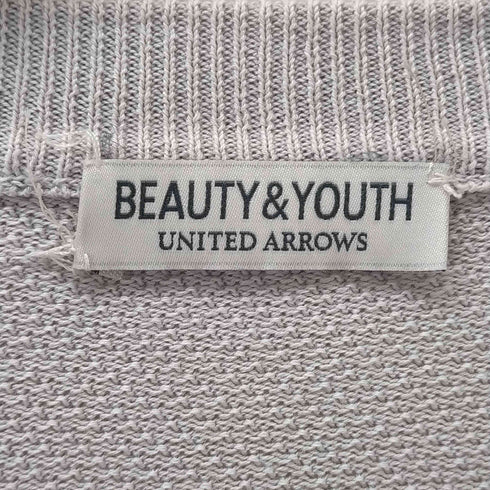 ビューティーアンドユースユナイテッドアローズ BEAUTY & YOUTH UNITED ARROWS ガスコットン ダイアゴナル ニットT メンズ JPN:XL