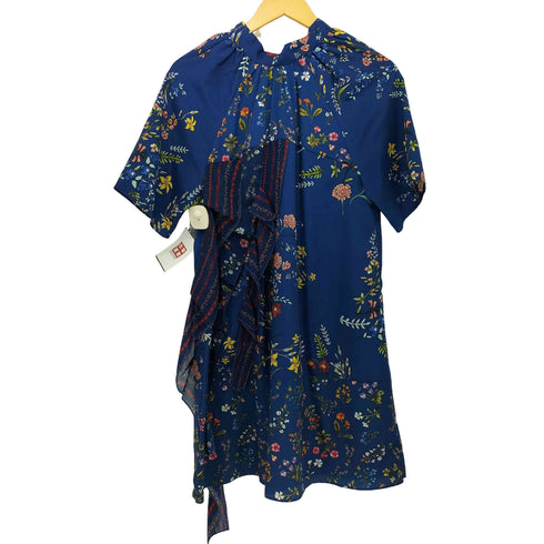 デシグアル Desigual ボータイ付き花柄ドレス レディース FR:36