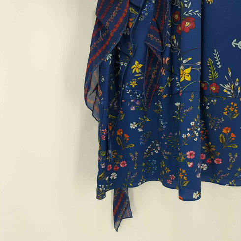 デシグアル Desigual ボータイ付き花柄ドレス レディース FR:36