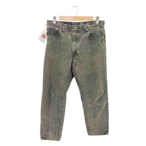 リーバイス Levis USA製 ボタン裏525刻印 550 後染め ブラックデニム メンズ 36inch