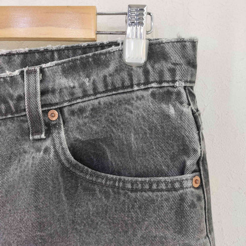 リーバイス Levis USA製 ボタン裏525刻印 550 後染め ブラックデニム メンズ 36inch