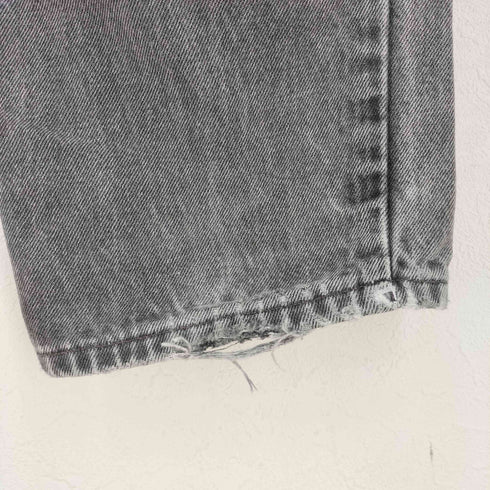 リーバイス Levis USA製 ボタン裏525刻印 550 後染め ブラックデニム メンズ 36inch