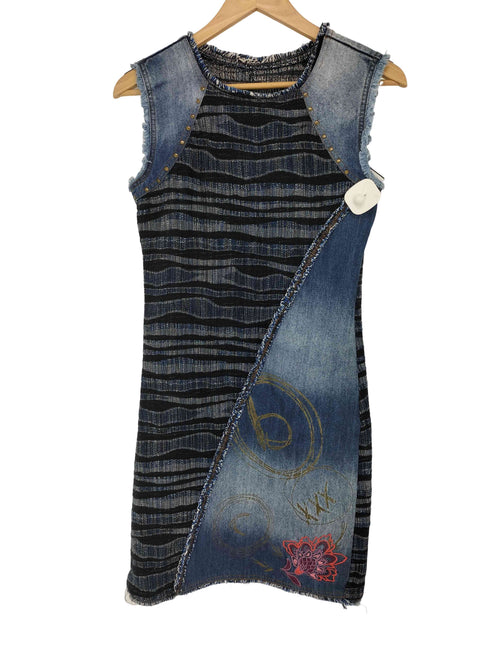デシグアル Desigual CHERISE デニム切替ワンピース レディース FR:36
