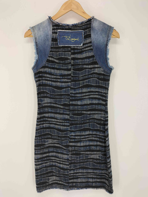 デシグアル Desigual CHERISE デニム切替ワンピース レディース FR:36