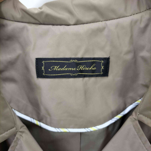 Madame Hiroko ポリエステル トレンチコート レディース 9AR