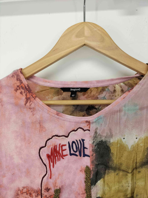デシグアル Desigual Asymmetric patch print dress レディース EUR:40