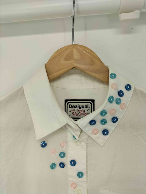 デシグアル Desigual BONHAM ロングスリーブシャツワンピース レディース import:M