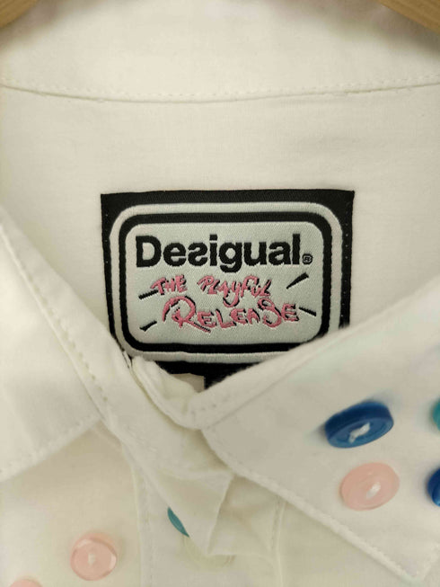 デシグアル Desigual BONHAM ロングスリーブシャツワンピース レディース import:M