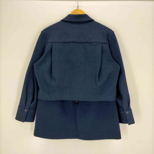 コス COS クロップドツイルジャケット ミニスカートセットアップ レディース S