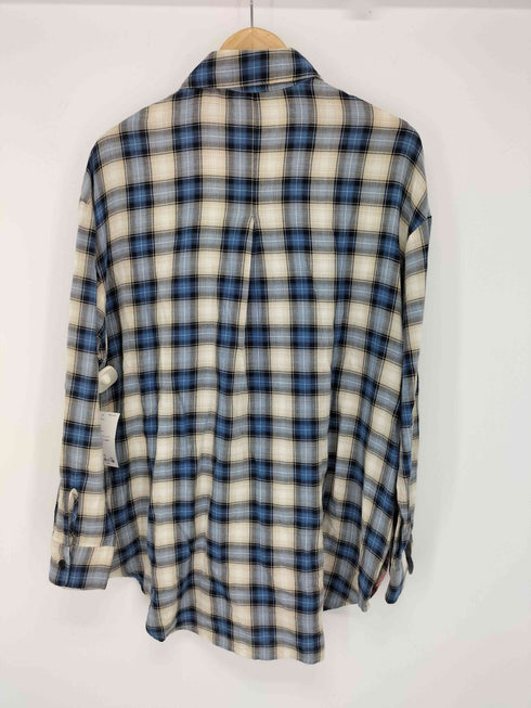 デシグアル Desigual チェックパッチワーク シャツ レディース import:M