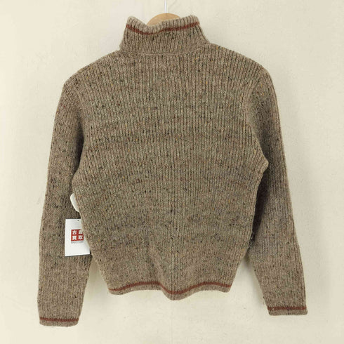 ペンドルトン PENDLETON ネップ ハイネック ジップアップニット レディース import:M