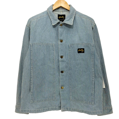 スタンレイ Stan Ray ヒッコリー柄カバーオールジャケット メンズ S