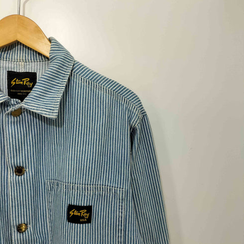 スタンレイ Stan Ray ヒッコリー柄カバーオールジャケット メンズ S