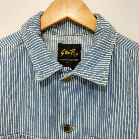 スタンレイ Stan Ray ヒッコリー柄カバーオールジャケット メンズ S