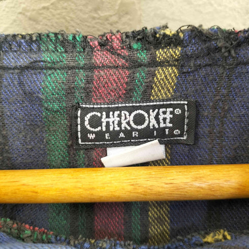 チェロキー Cherokee USA製 カットソー地 ストライプ プルオーバーパーカー メンズ import:S