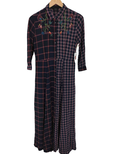 デシグアル Desigual GENOVA 3/4袖シャツワンピース レディース import:S