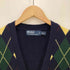 ポロバイラルフローレン Polo by RALPH LAUREN 復刻タグ アーガイル カシミヤ混 コットン ノースリーブ カーディガン メンズ import:S